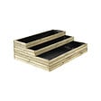 CERLAND - Carré potager bois pin sylvestre HORIZON ANGELIC vert 209 L - vignette