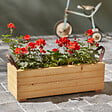 CERLAND - Jardinière en bois de mélèze Meleze - H.19,5xL.60xl.21,5cm - vignette