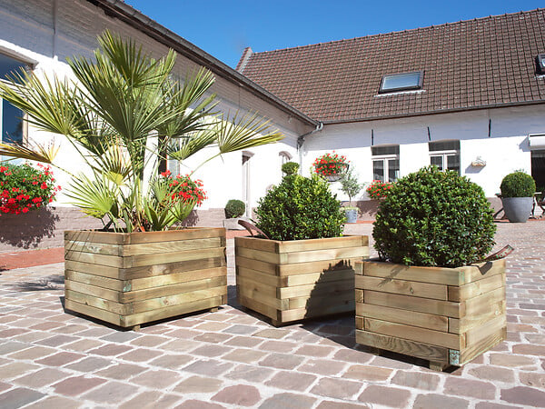 CERLAND - Bac BAROQUE PIN 400x400x330 mm - large