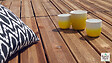 CERLAND - Dalle de terrasse Bolenia en pin - Marron - 100x100cm - vignette