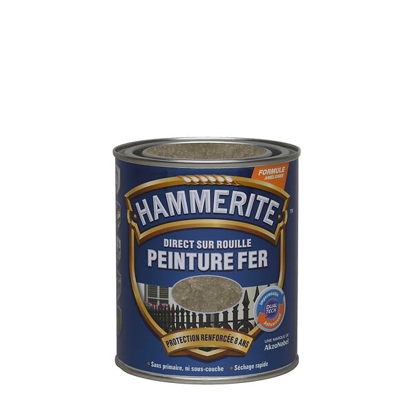 HAMMERITE - Peinture Direct sur Rouille - Bronze - Martele - 0,75L - large