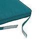 HESPERIDE - Galette de chaise de jardin Bleu Canard - 40 x 40 cm - Hespéride - vignette