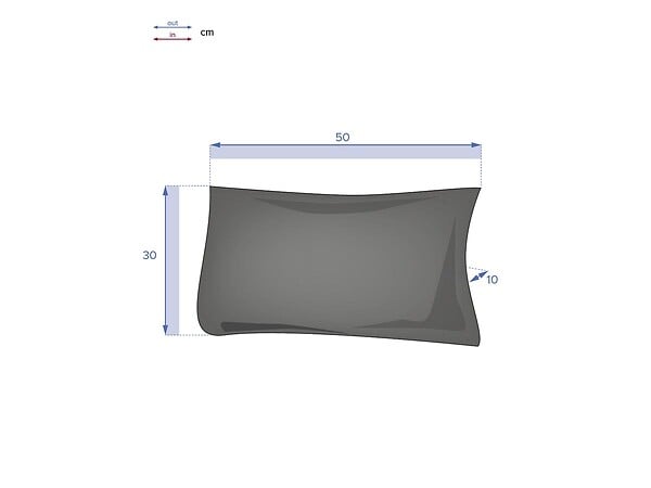 HESPERIDE - Coussin d'extérieur Korai Moutarde - 50 x 30 cm - Hespéride - large