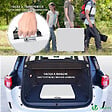VOUNOT - Table de camping pique nique pliable 180cm HDPE blanc - vignette