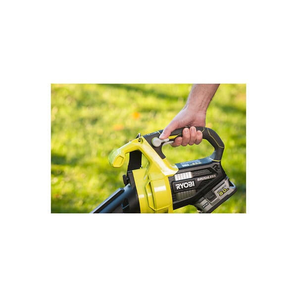 RYOBI - Pack RYOBI Souffleur Aspiro-Broyeur OBV18 - 18V One+ Brushless - 1 Batterie 2.0Ah - 1 Chargeur rapide - large