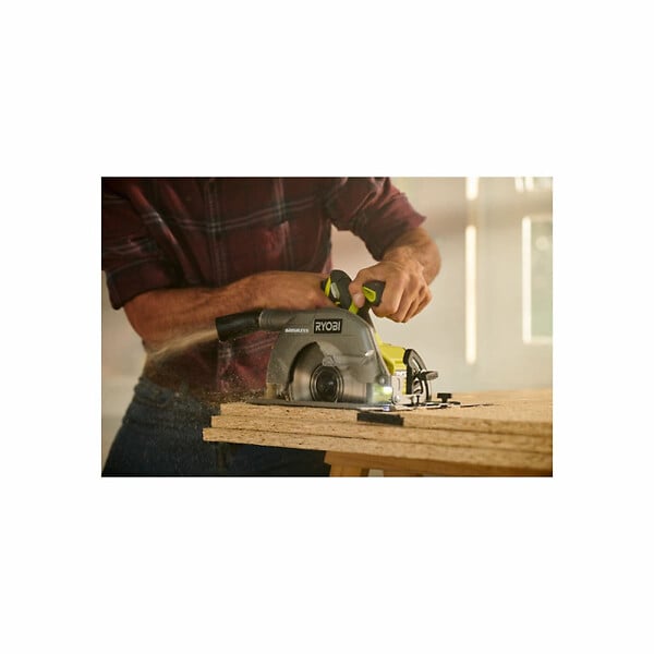 RYOBI - Pack RYOBI Scie circulaire R18CS7-0 - 18V One+ Brushless - 1 Batterie 2.0Ah - 1 Chargeur rapide - large