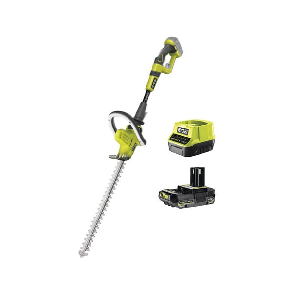 RYOBI - Pack RYOBI Taille-haies OHT1850X - 18V One+ - Bras articulé - 1 Batterie 2.0Ah - 1 Chargeur rapide - large