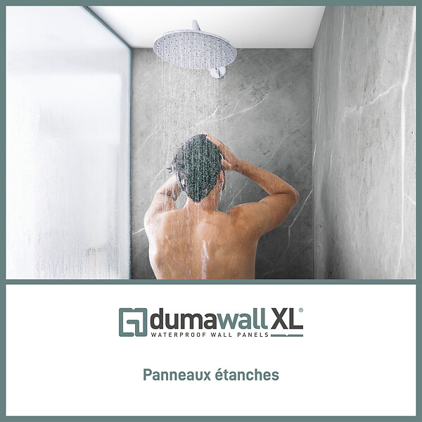 DUMAWALL+ - Revêtement mural Dumawall XL Cloudy - Blanc - L.260xl.40cm - large
