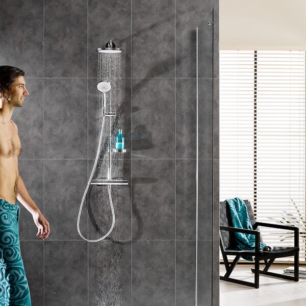 DUMAWALL+ - Revêtement mural PVC Dumawall+ - Gris Foncé - 37,5x65cm - large