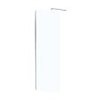 AURLANE - Paroi de Douche 70x195 cm en Verre Trempé 5 mm - Finition Chromé - CHROMED ELEMENTARY - vignette