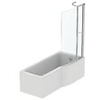 IDEAL STANDARD - IDEAL STANDARD Baignoire Connect air 150 X 80 avec Pare Bain avec volet asymétrique droite - vignette
