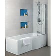 IDEAL STANDARD - IDEAL STANDARD Baignoire Connect air 150 X 80 avec Pare Bain avec volet asymétrique droite - vignette