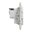SCHNEIDER ELECTRIC - Prise de courant 2P+T affleurante - Odace - Blanc - 16A - vignette
