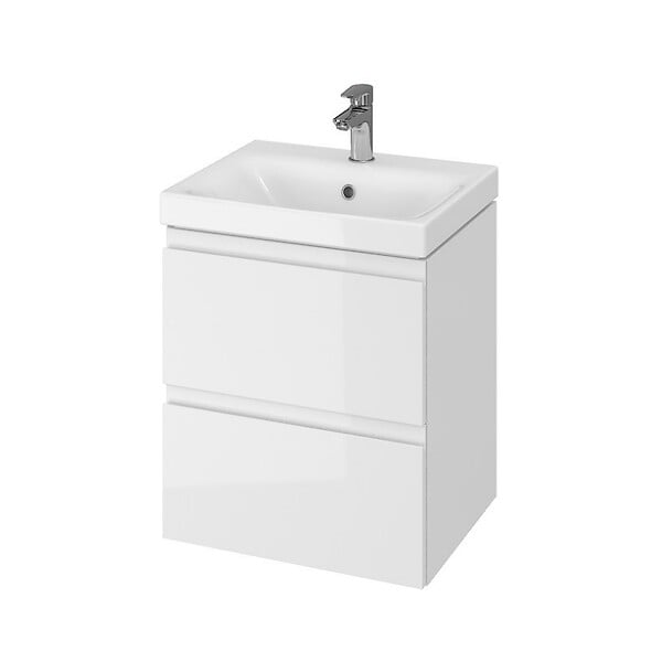 CERSANIT - Meuble de salle de bain-50x40cm-Blanc-Moduo - large