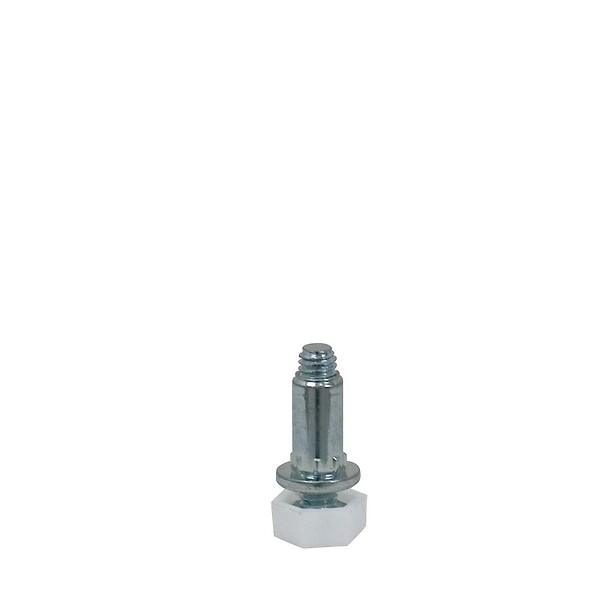 BAR PLUS - Blister 4 vérins de réglage blanc encastrable D.8mm - large