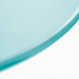 OVIALA - Table de jardin ronde en acier 8 places 120 cm turquoise - Palavas - vignette