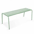OVIALA - Banc de jardin en acier vert sauge - Palavas - vignette