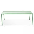 OVIALA - Banc de jardin en acier vert sauge - Palavas - vignette
