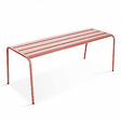 OVIALA - Banc de jardin en acier argile - Palavas - vignette
