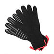 BARBECOOK - Paire de gants barbecue - Nylon et silicone - Noir - 33 cm - vignette