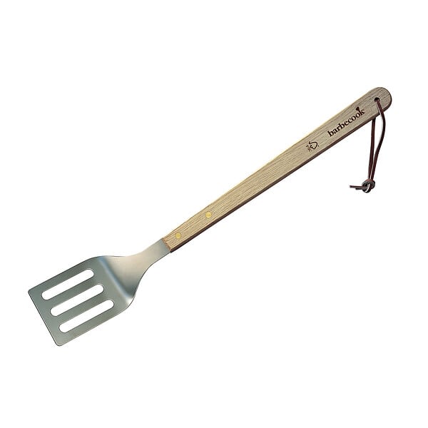 BARBECOOK - Spatule barbecue inox et bois - 46 cm - large