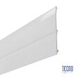TECNOPROFILS - Bardage Tecnomur - PVC - Gris clair - L2.50m H300mm - vignette