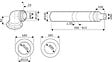 ELM LEBLANC - Terminal horizontal new ACLEIS/MEGALIS D60/100 - ELM LEBLANC - 7716780230 - vignette