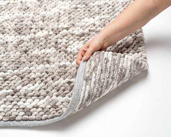 WENKO - Tapis de bain Urdu taupe, 55x65 cm - large