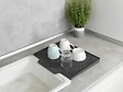 WENKO - Tapis égouttoir Nelia - Gris - L.40xl.34xEp.3cm - vignette
