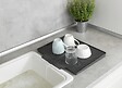 WENKO - Tapis égouttoir Nelia - Gris - L.40xl.34xEp.3cm - vignette