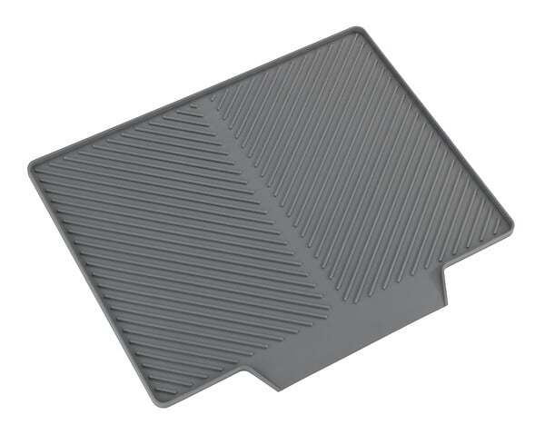 WENKO - Tapis égouttoir Nelia - Gris - L.40xl.34xEp.3cm - large