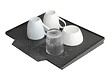 WENKO - Tapis égouttoir Nelia - Gris - L.40xl.34xEp.3cm - vignette