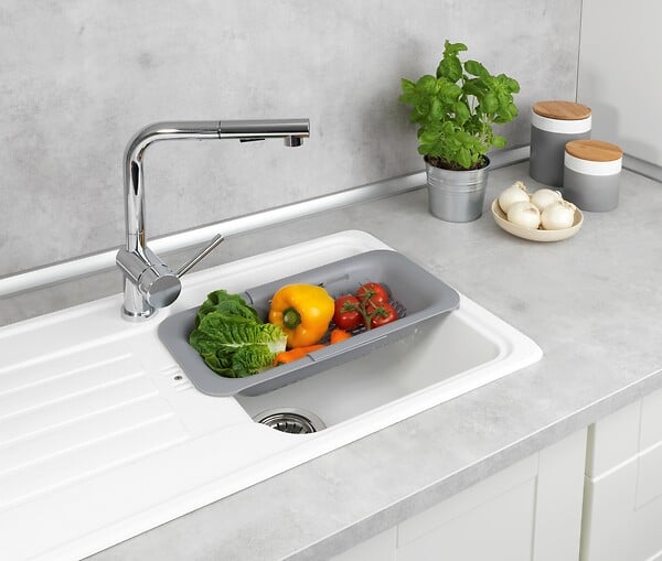 WENKO - Passoire pour évier Sivo, extensible - large
