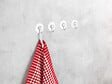WENKO - Crochets ventouse nickel - Lot de 4 - Sans perçage - vignette