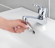WENKO - Aérateur réglable - Laiton chromé - 2 jets d'eau - vignette
