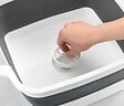 WENKO - Bassine à vaisselle pliable Sira bl.-gr. - vignette