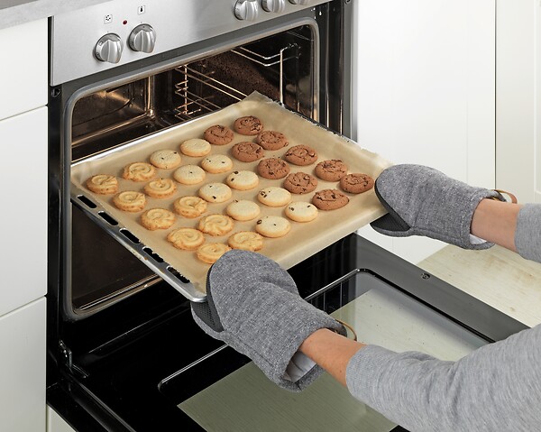 WENKO - Gants de cuisine Ada Mini gris 2 pièces - large