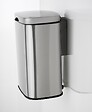 WENKO - Poubelle murale - Inox mat - Sare - 5L - vignette