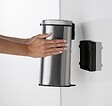 WENKO - Poubelle murale - Inox mat - Sare - 5L - vignette