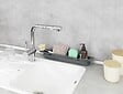 WENKO - Organiseur de lavage Fino extensible - Gris - vignette