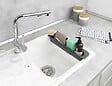 WENKO - Organiseur de lavage Fino extensible - Gris - vignette