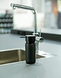 WENKO - Distributeur de savon Silo noir BO - vignette