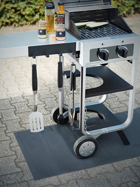 WENKO - Tapis anti-éclabous. Suma 120x60 noir BO - large