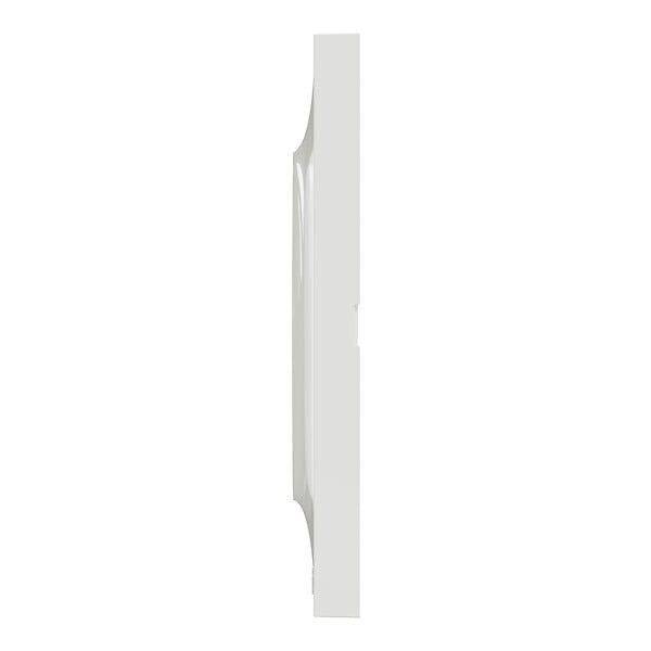 SCHNEIDER ELECTRIC - Plaque de finition - Odace Styl - Blanc - 2 postes - large