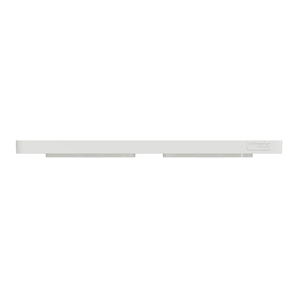 SCHNEIDER ELECTRIC - Plaque Odace Touch - Blanc 2 postes - Horizontal ou vertical - large
