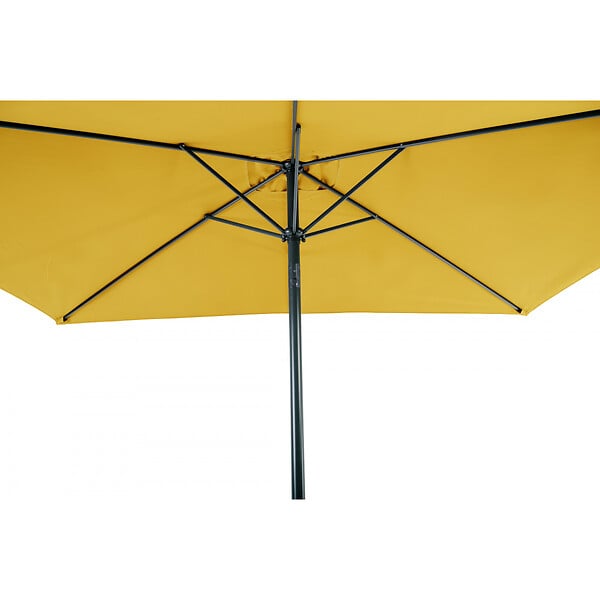 ESSENCIEL GREEN - Parasol 2x3m incl jaune solair ø38mm/alu - large