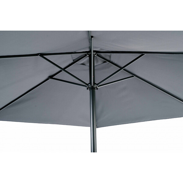 ESSENCIEL GREEN - Parasol 3m incl gris anth ø38mm / alu - large
