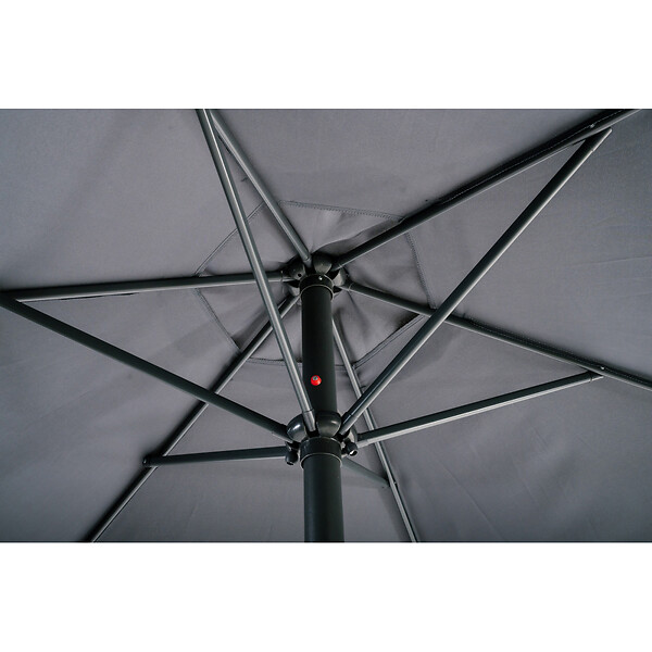 ESSENCIEL GREEN - Parasol 3m incl gris anth ø38mm / alu - large