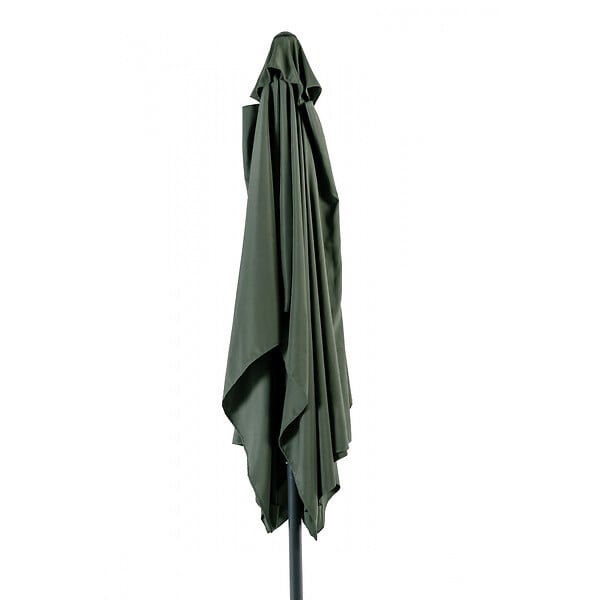 ESSENCIEL GREEN - Parasol 2x3m incl kaki ø38mm/alu - large
