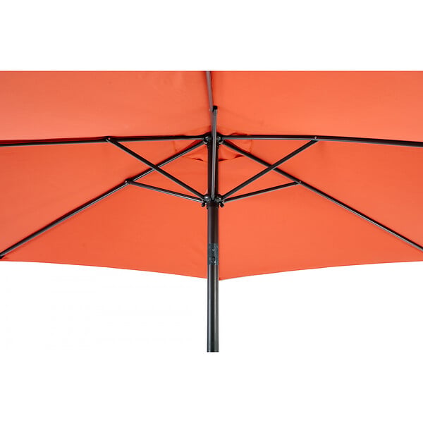 ESSENCIEL GREEN - Parasol 3m incl orange brulee ø38mm /alu - large